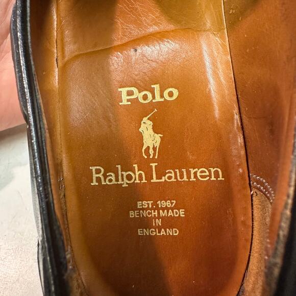VGUC Crockett & Jones x Polo Ralph Lauren Tassel Loafer Bench Made England 7.5 D main image 8
